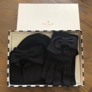 Kate Spade NY Hat and glove set